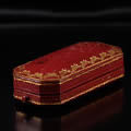 アンティーク　カルティエ　ギロッシェエナメルボタン（Cartier サイン入り 1920年代）