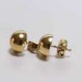 アンティークイエローゴールド スタッドピアス